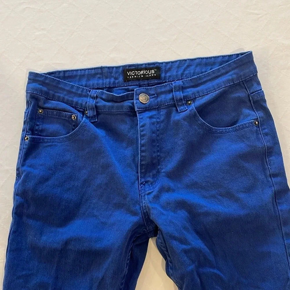 Victorious premium Jeans men’s size 34x32 34‎ x 32 Blue EUC - Picture 2 of 6